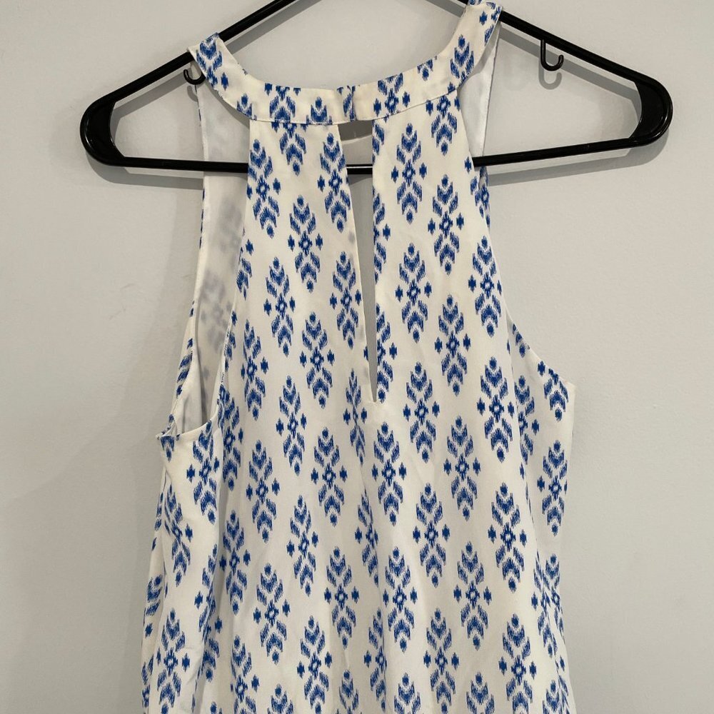 Joie Blue and White Ikat Sundress Size M - Picture 13 of 15